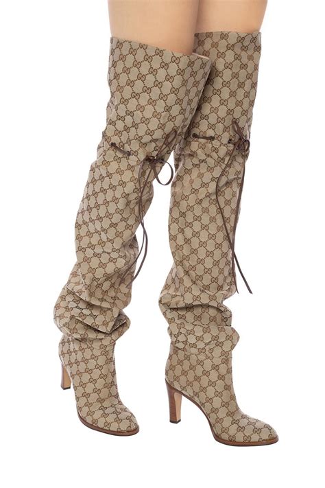 buy gucci boots|thigh high gucci boots.